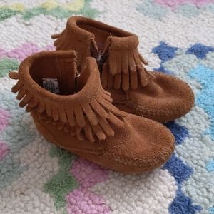 Minnetonka Toddler Moccasin Booties